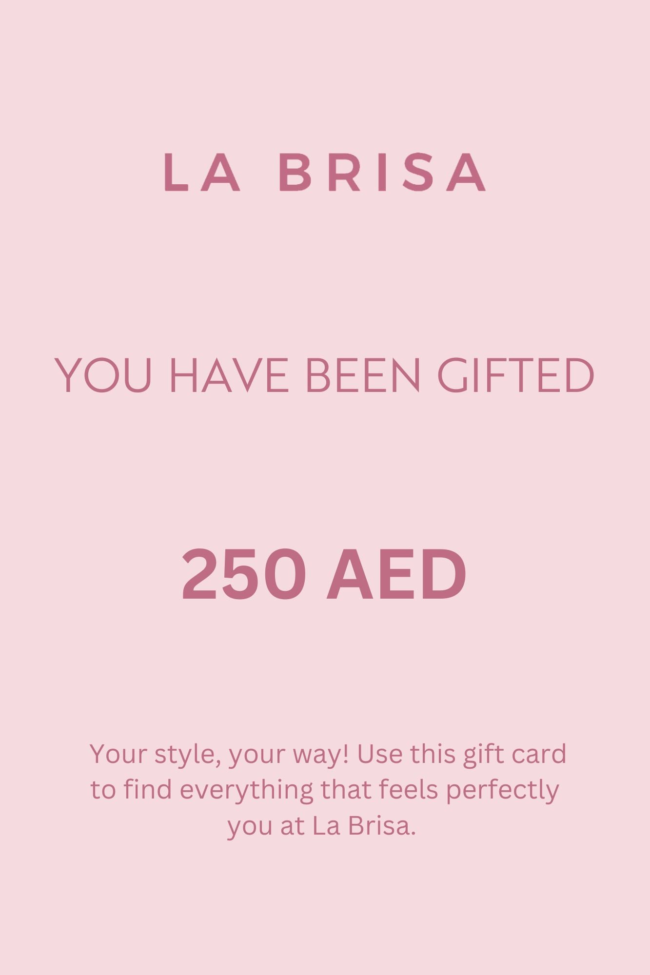 Gift Card 250