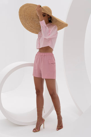 Gemstone Shorts pink set in Dubai 